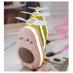 Beauty Mirror Fan Manufacturer - Avocado Mini Cute with USB Interface