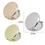 Makeup Mirror Manufacturer - Personalized Mini Round Golden with Logo