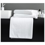 Bath Towel Set Manufacturer - 32-Ply Pure White for Hotels & Salons