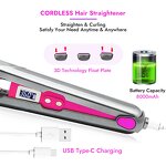 Hair Straightening Brush Manufacturer - Electric LCD Touch Screen with 13 Temp Setting