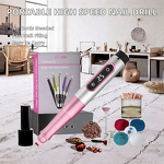 Vantrend Beauty New Portable 25000RPM Brushed Motor Aluminum Nail Drill Machine Cordless USB-C Charging Pedicure Kit Nail