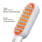 Hair Brush Comb Manufacturer - Portable Battery-Powered with LED Light Therapy & EMS Vibration