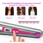 Hair Straightening Brush Manufacturer - Electric LCD Touch Screen with 13 Temp Setting
