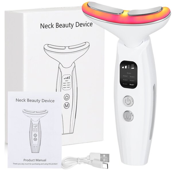 Beauty Device Manufacturer - 7 Color LED Portable USB Rechargeable for Face Neck Lifting