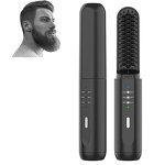 Hair Straightening Comb Manufacturer - Upgrade 3 Adjustable Temperatures Ionic Heated for Men