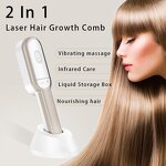 Hair Regrowth Comb Manufacturer - EMS Laser Vibration Battery Powered for Hair Loss