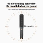 Hot Comb Manufacturer - Mini Anti Scald USB Rechargeable Cordless Multifunctional
