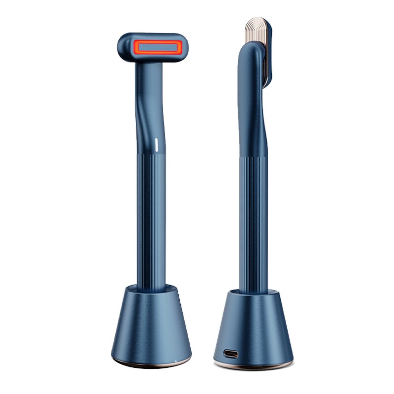 LED Facial Skincare Wand Manufacturer - 5 In1 Dual Color Red Blue Light Therapy