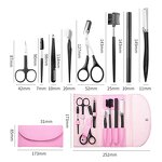 6/9Pcs Blackhead Remover Kit - Stainless Steel Blemish Acne Extractor with Leather Case