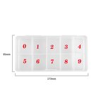 Acrylic Pen Holder - Makeup Brush Organizer Nail Art Painting Pen Stand