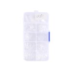 Purple Glitter Toenails - Full Cover Press on Feet Nails with Application Kit