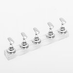 Lotus Dappen Dish - Acrylic Liquid Powder Holder Crystal Glass Bowl with Lid