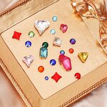 Luminous Nail Stickers - Halloween Skull Pumpkin Glowing Self Adhesive Decals