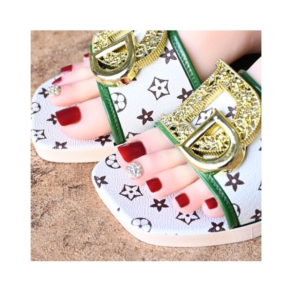 Ballerina Press on Nails - 24Pcs Full Cover Long Coffin Designed Artificial Nails