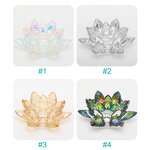 2-in-1 Dappen Dish - Nail Brush Holder Crown Crystal Bowl for Acrylic Powder