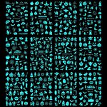 Aurora Nail Rhinestones - Multi Shapes 3D Glass AB Crystal Flat Back Gem Charms