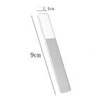 Glass Nail Buffer - Nano File with Purple Storage Bag Finger Care Gift