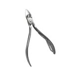 Professional Cuticle Nippers - Silver Stainless Steel Precision Manicure Dead Skin Scissors