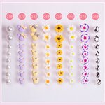 Nail Art Sticks - 100 Pcs/Bag Double Sided Cuticle Pusher Multicolor Wood