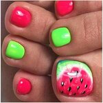 Red Rhinestone Toenails - Short Full Cover Press on Artificial Foot Faux Nails