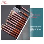 Single Blush Makeup Brush - Plastic Handle Fluffy Soft Loose Powder Blusher Tool