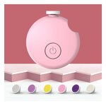 Infant Electric Nail Trimmer - 4 Grinding Heads Safe Rechargeable Manicure Set