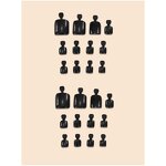 Strawberry Toenails - 24pcs Wine Red Full Cover Press on Artificial Foot Nails