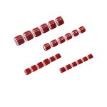 Pink Rabbit Toenails - 24pcs French Square Press on Foot Nail Art Decoration