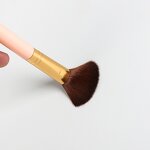 5pcs Makeup Brush Set - Synthetic Vegan Black Cosmetic Beauty Tool