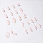 Christmas Press on Nails - Long Stiletto Custom Medium Acrylic Oval Fake Nails