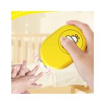 Banana Shape Baby Nail File - Electric Fingernail Clipper with LED Light