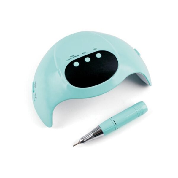 Press on Fingernails - Multi Color Long Ballerina Kit with Cutter File Glue