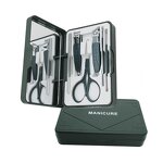 6pcs Anti Splash Nail Clipper Set - High-end Stainless Steel with Mirror Box