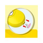 Banana Shape Baby Nail File - Electric Fingernail Clipper with LED Light