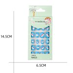 3D Silicone Nail Mold - Candy Bear Bow Detachable Decoration for Short Press on Nails