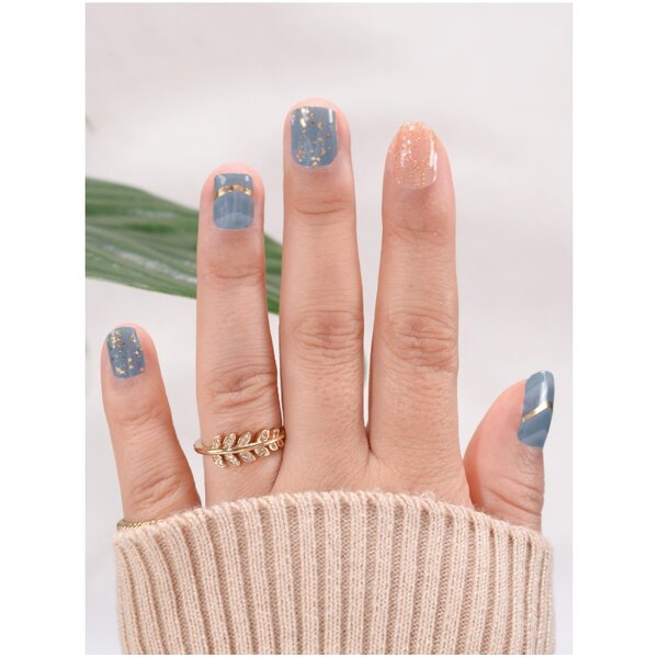 Nail Art Stamper - Transparent Jelly Silicone Head with Scraper for French Nails