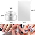 Nail Tips Storage Tool - Fan Shaped Color Chart Fake Fingers Training Display Holder