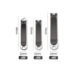3pcs Nail Clippers Kit - Stainless Steel Manicure Tool with Tin Box
