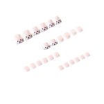 High-End Toe Nails - 24Pcs Detachable Reusable Finished Press on Artificial Nails