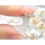 False Nail Tips Holder - White Swan Pink Flamingo Practice Training Display Stand