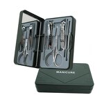 6pcs Anti Splash Nail Clipper Set - High-end Stainless Steel with Mirror Box