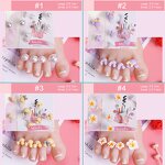 Nail Art Sticks - 100 Pcs/Bag Double Sided Cuticle Pusher Multicolor Wood