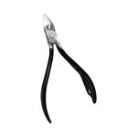 Professional Cuticle Nippers - Silver Stainless Steel Precision Manicure Dead Skin Scissors