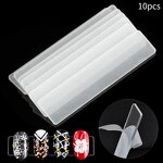 Nail Art Glitter Set - 12pcs Foils Flake Gold Silver DIY Irregular Decoration