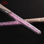 12pcs Makeup Brush Set - Synthetic Hair Foundation Powder Highlighter Eye Tool