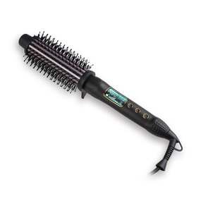 Curling Iron Brush Manufacturer - One Step Electric LCD Digital 2-in-1