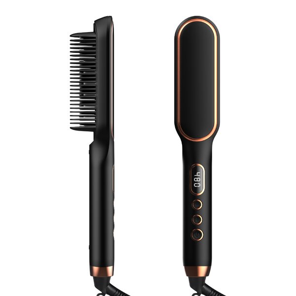 Hair Straightening Brush Manufacturer - Ceramic Coating Ionic 480F with LCD Temp