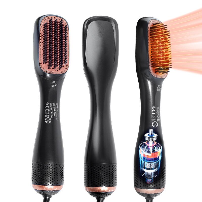 Hair Dryer Brush Manufacturer - Professional 3-in-1 Hot Air Blowout Ionic