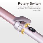 Hair Curler Manufacturer - Customized Large Heated LCD Temperature with Extended Clamp