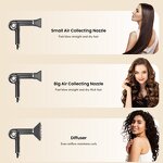 Hair Dryer Manufacturer - Professional Salon High Speed Foldable 1600W BLDC Motor Ionic